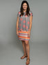 The Relaxed Tee - Pink Stripes / Pink Dots